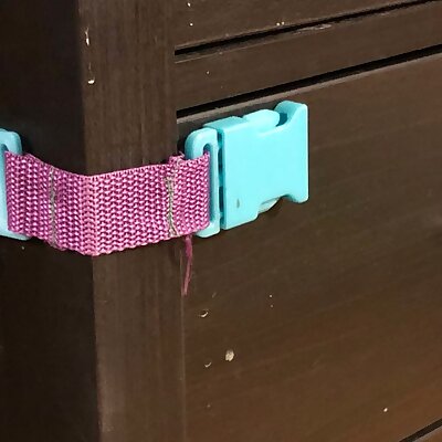 Nylon Child Safety Lock for use with command strips