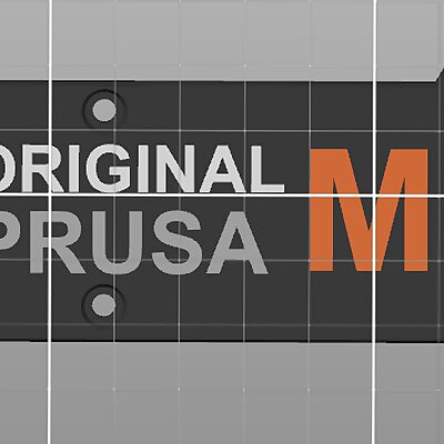 Multimaterial Original PRUSA MINI front Y plate
