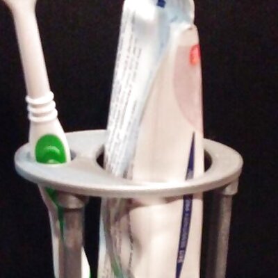 Toothbrush and Toothpaste Stand