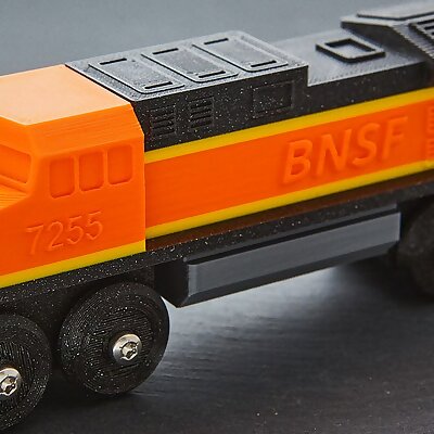 Toy Train BNSF locomotive BRIO  IKEA compatible