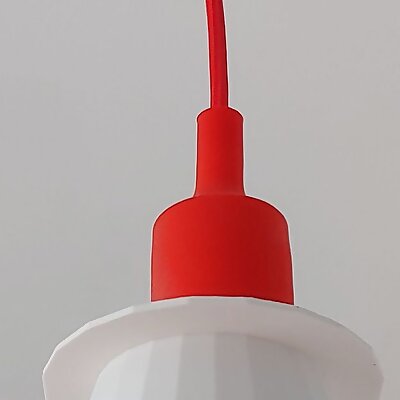 Lamp shade with color rings