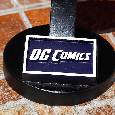 DC Comics Logo Plaque Rectangle