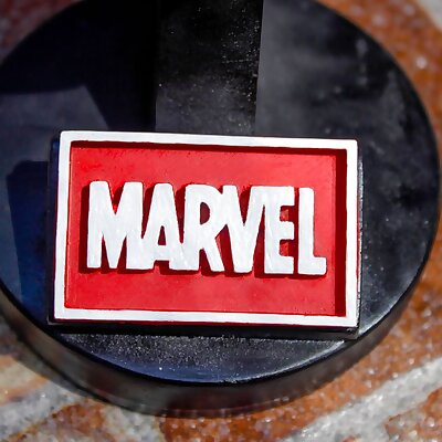 Marvel Logo Plaque Rectangle