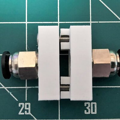 Reverse Bowden Adapter for Hall Precisions SingleCell Enclosure
