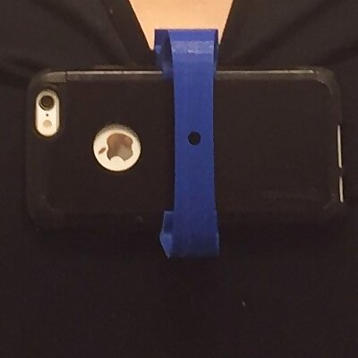 Body Camera Phone Mount attaches to shirt lanyard or backpack