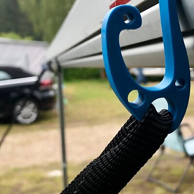 Hooky  the helpful Snake  multifunctional hook for awning Keder rails Fiamma and others