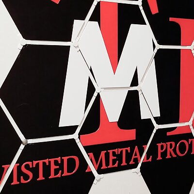 Hex tile TMP wall sign