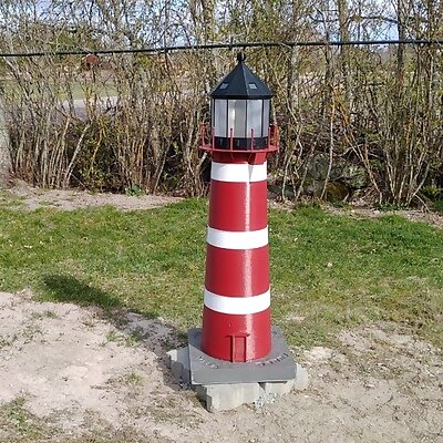 Lighthouse fyr from Närsholmen in Gotland Sweden