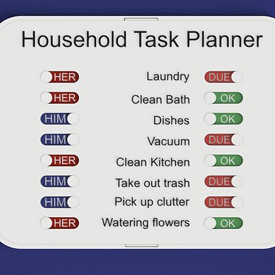 Household Task Planner