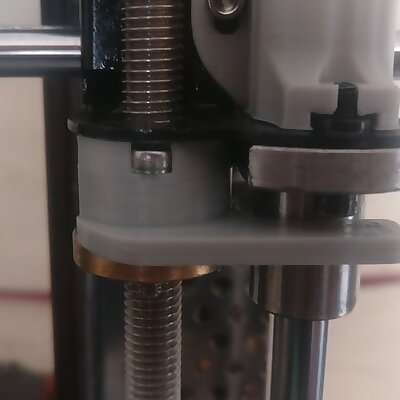 Geeetech i3 Pro W Z axis wobble fix for unusual bearing configuration