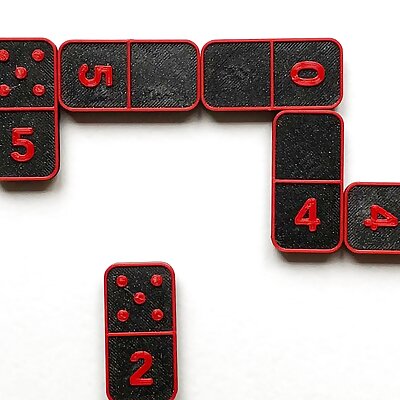 Learn numbers with dominoes