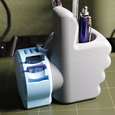 Like Button  Pen and SD Card Holder