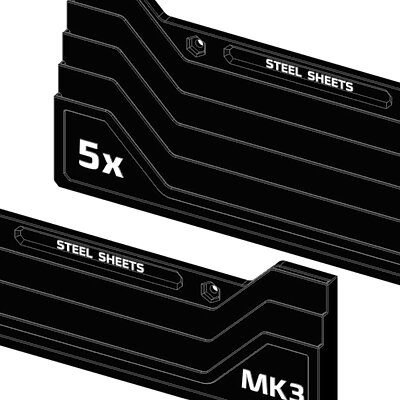 MK3MK3s Steel Sheet Holder