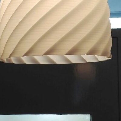Rotation folded lamp shade