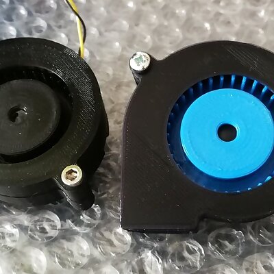 3D printed 5015 radial fanblower