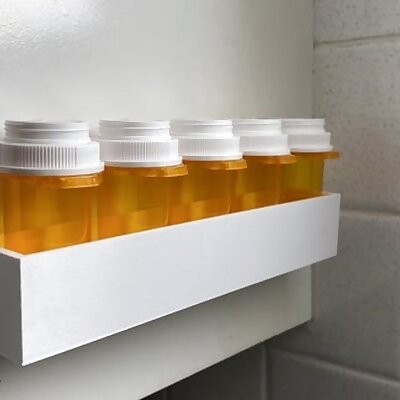 Medicine Bottle Shelf