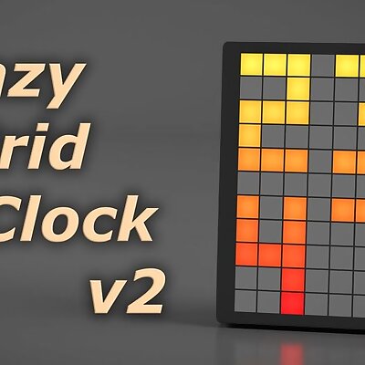 Lazy Grid Clock v2