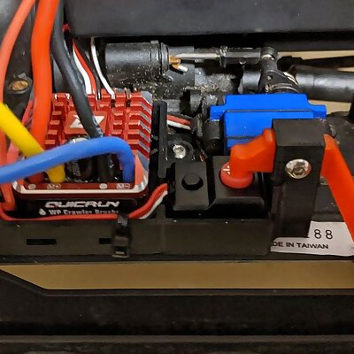 TRX4 Hobbywing 1080 Mount with Lever Switch