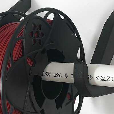 Filament Spool Holder Wall Rack Brackets for 34 PVC Pipe