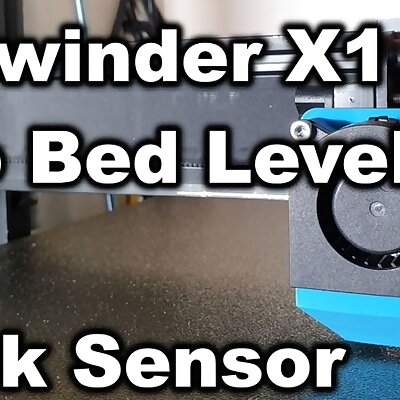 Sidewinder X1 Auto Bed Leveling  Stock Sensor Mount