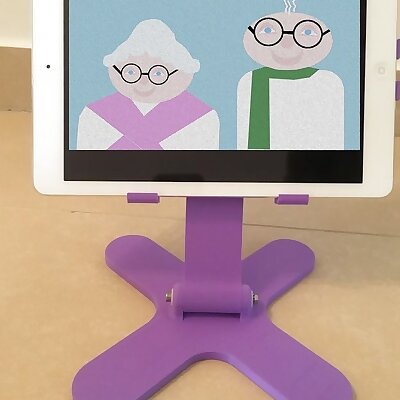 happy grandparents  tablet holder