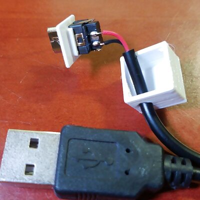 Micro USB Male Connector Shield Corner