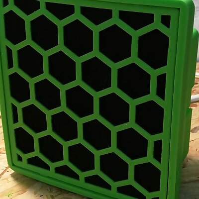 Soldering fume extractor for 120mm fan