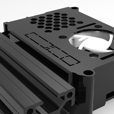 Octoprint  Raspberry Pi3 case with internal Noctua fan