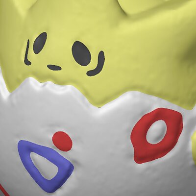 Pokemon Togepi  multicolor remix