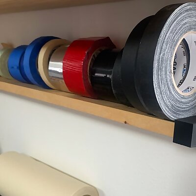 IKEA Svalnas Shelf Brackets for tape roll storage