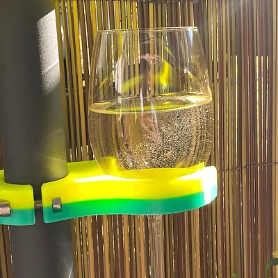 Umbrella wine bottle holder Weinglashalter für Sonnenschirme