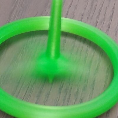 spinning top  gyroscope threepart can be assembled without gluing