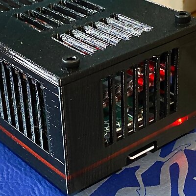 Pi server case  raspberry pi 4 with SSD