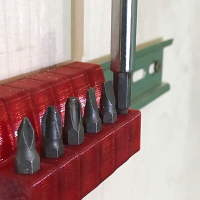 Tool holders for DINrail