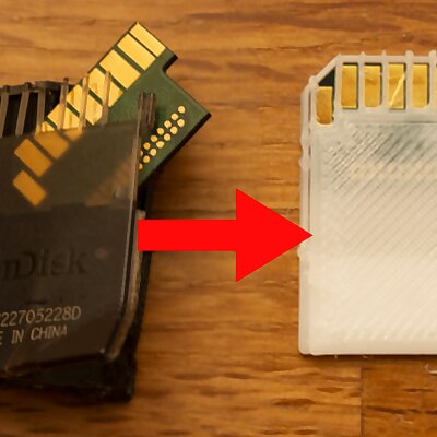 Fix broken SD Card 3dprint plastic hull