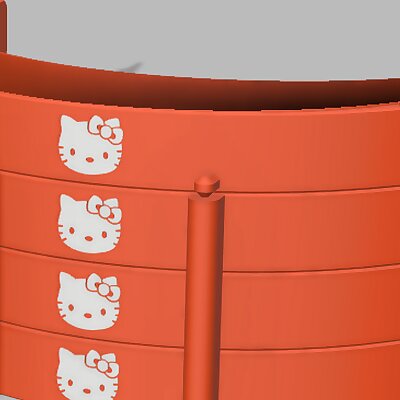 Prusa Protective Face Shield  RC3  Hello Kitty Edition