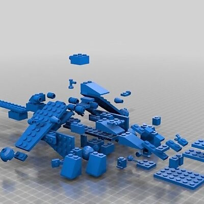 Clone Wars Lego Republic Gun Ship Exploded View