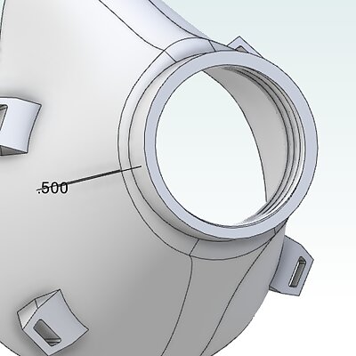 Open Source Modular Respirator Virus Mask NATO 40mm