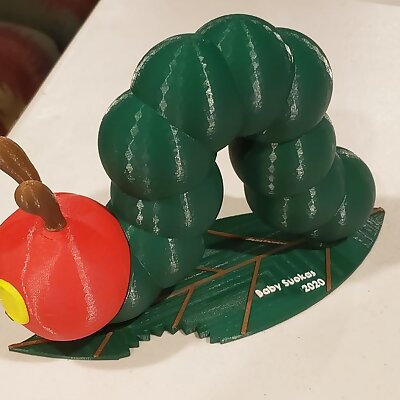 Hungry Caterpillar with Leaf Stand MMU