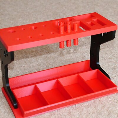 Desktop Tool Rack Organiser for small hand tools