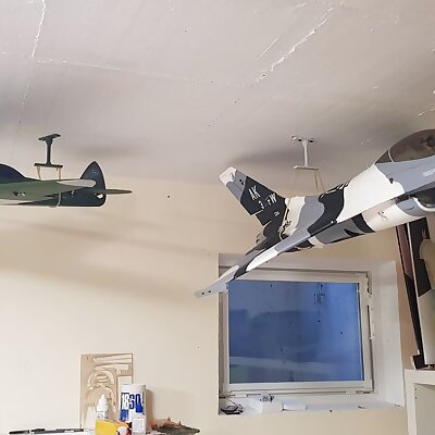 Rc plane ceiling hanger