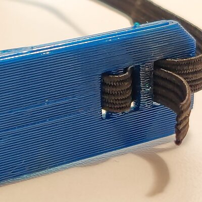 Prusa Protective Face Shield  RC3  5mm elastic band mod