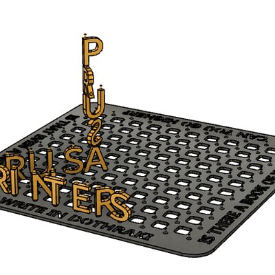 3D Printed Scrabble