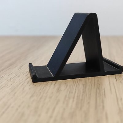 Minimalistic dual angle phone stand