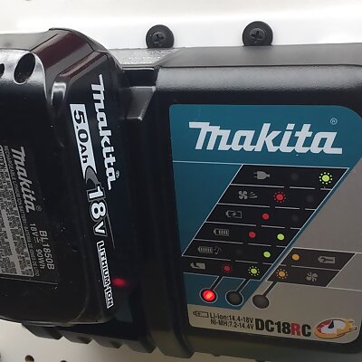 Makita 18V charger holder for pegboard