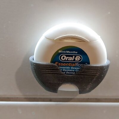 Wall mount for OralB Essential Floss