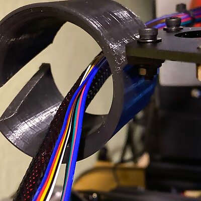 Extruder mount cable guide