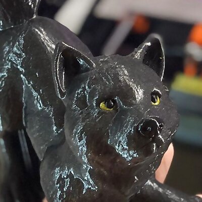 Wolfie! Multi material Wolf cub model