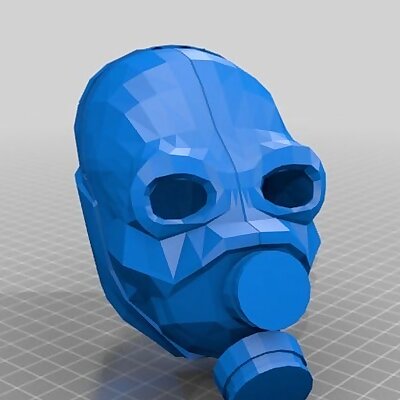 Half Life Metro Cop Mask print ready