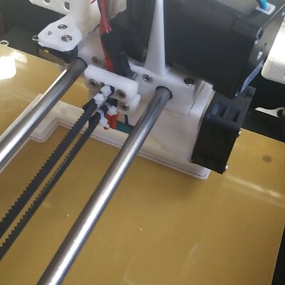 x carriage for E3D V6  50 mm axis distance with Auto Bed Leveling